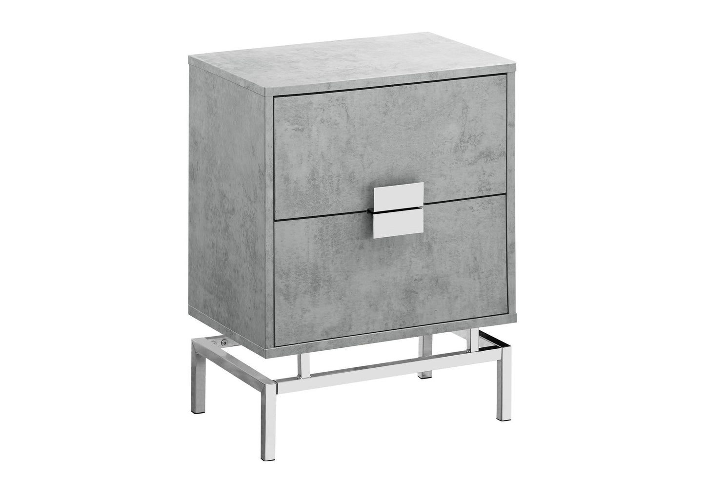 Accent Side Table, Storage Drawer, Modern Design