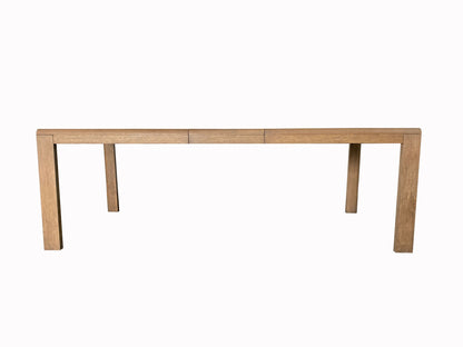 Dining Table With Leaf - Light Brown