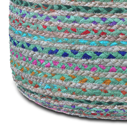 Margo - Handcrafted Round Pouf