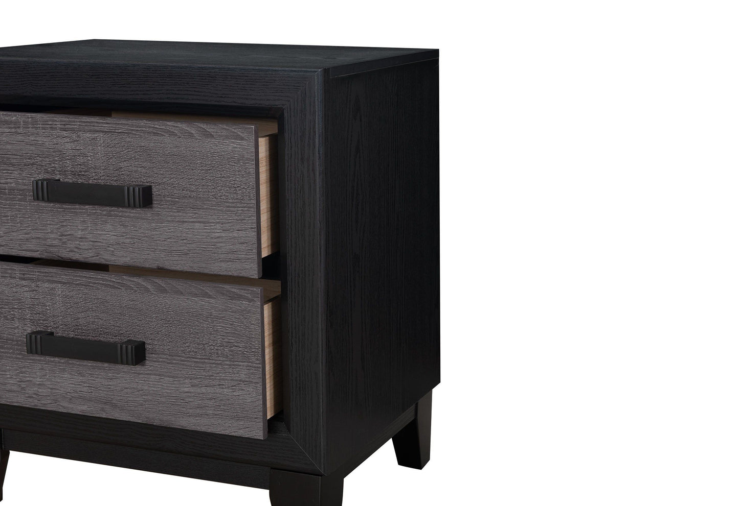 Soluto - Nightstand - Gray / Black