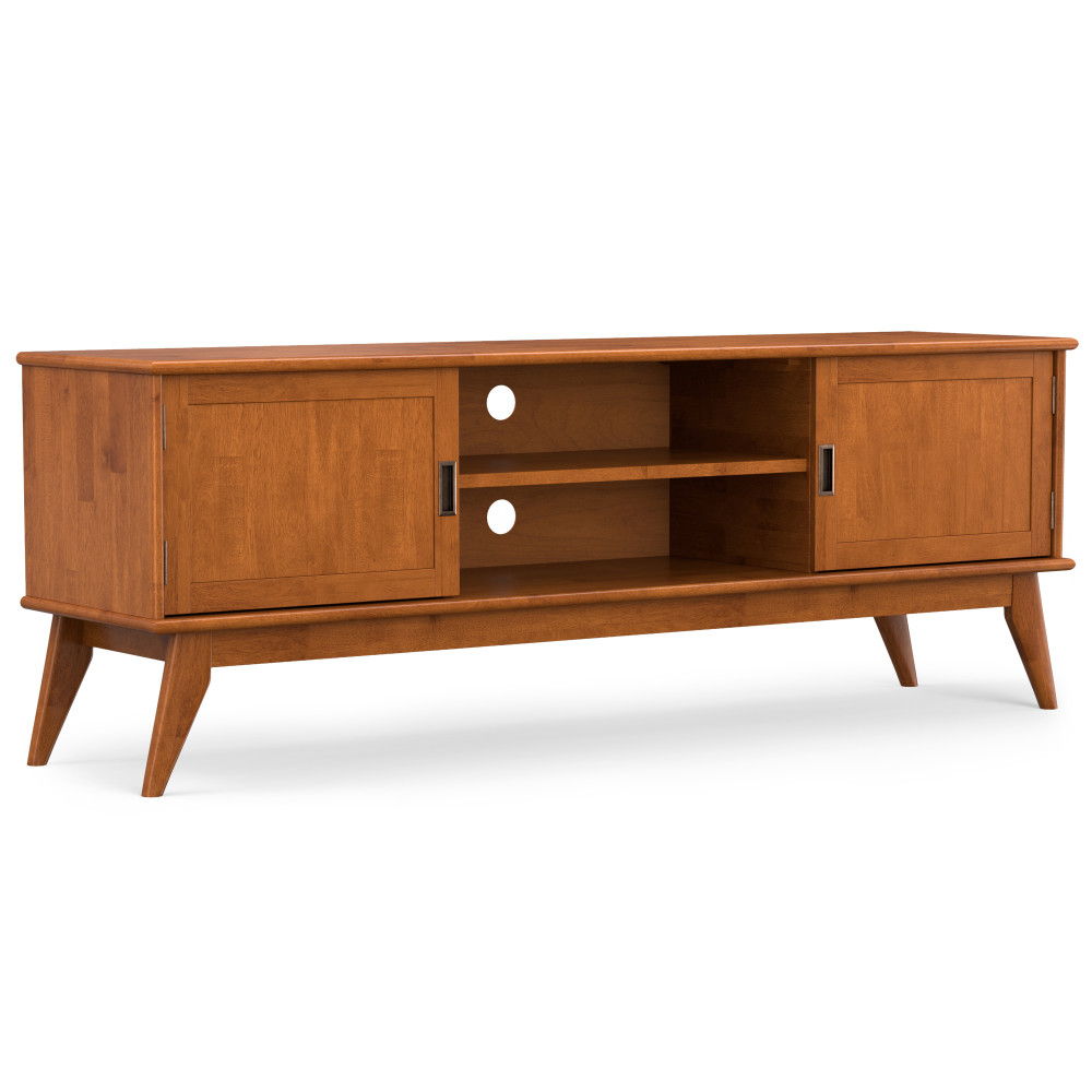 Draper - Handcrafted Mid Century Low TV Media Stand