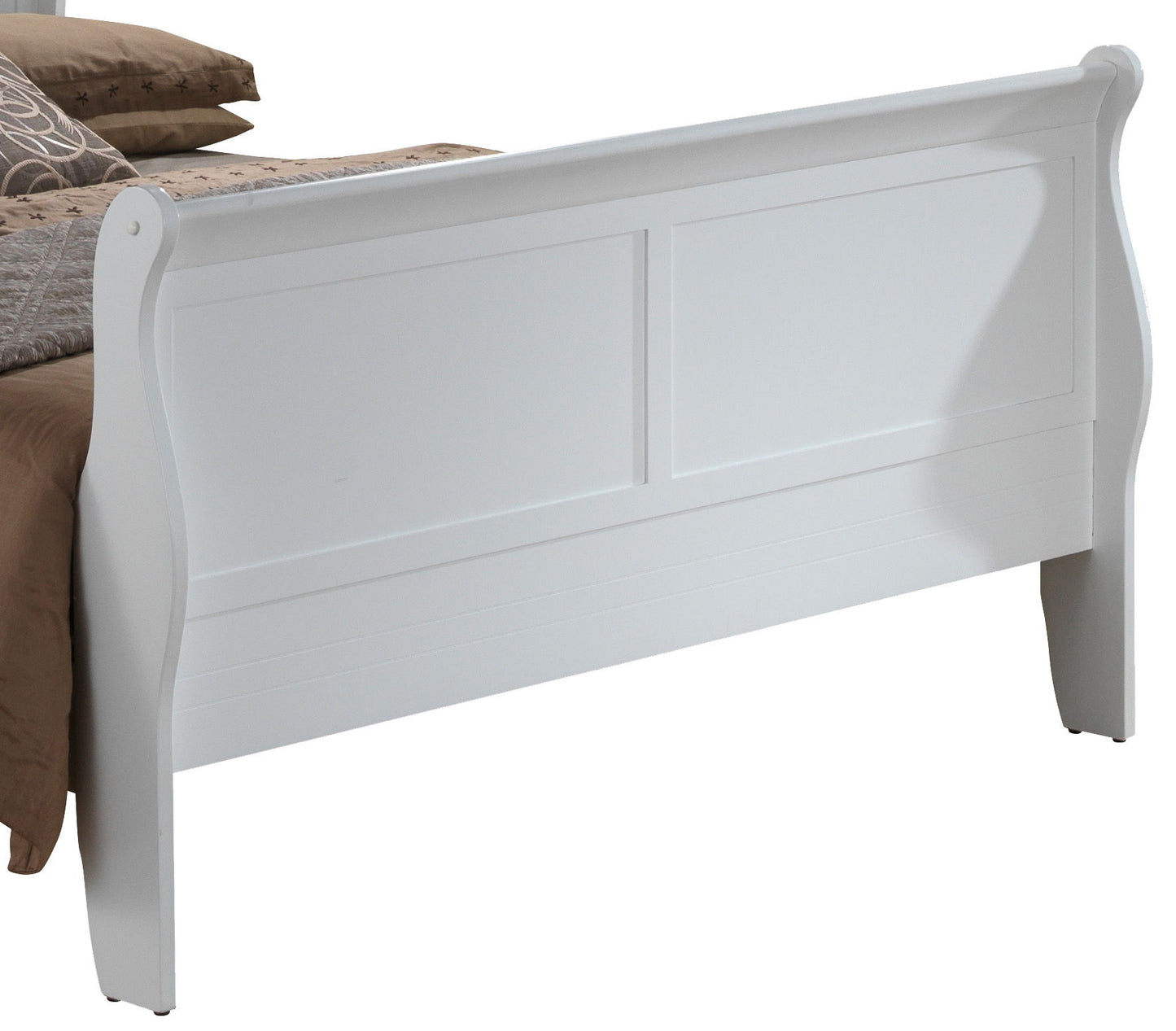 Panel Sleigh Bed