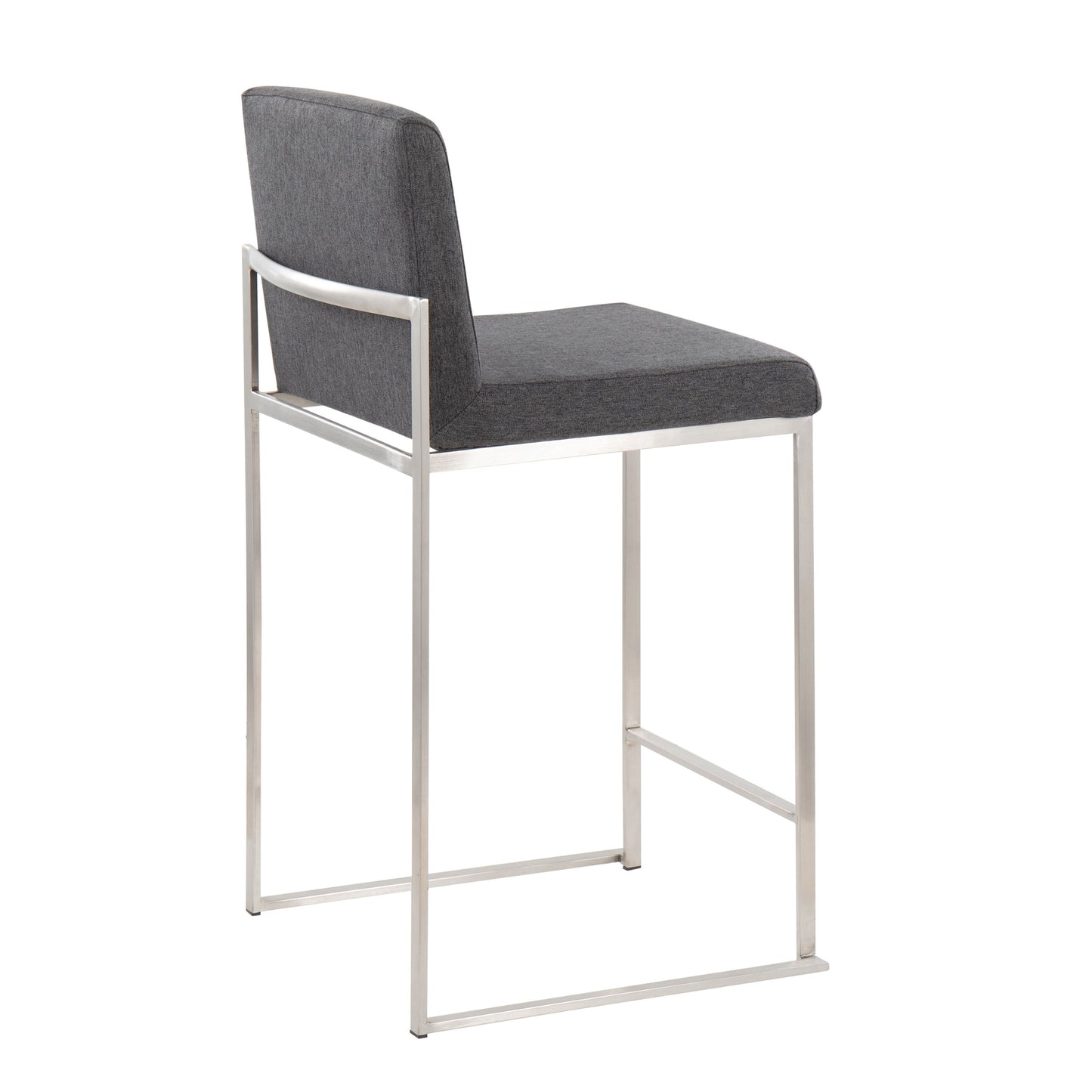 Fuji - Contemporary High Back Counter Stool, Functional Design