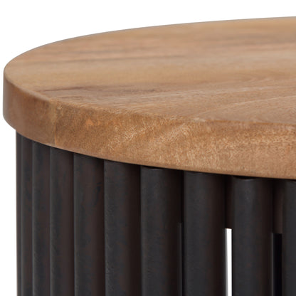 Demy - Accent Table - Natural / Black