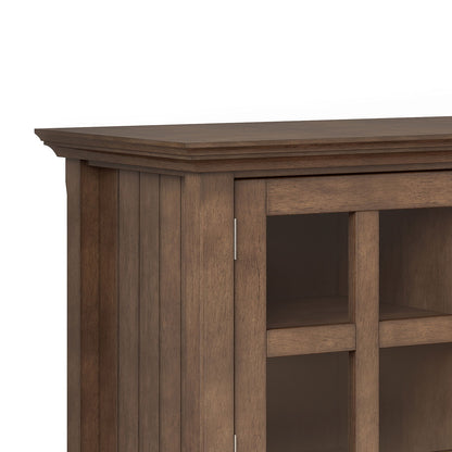 Acadian - TV Media Stand - Rustic Natural Aged Brown