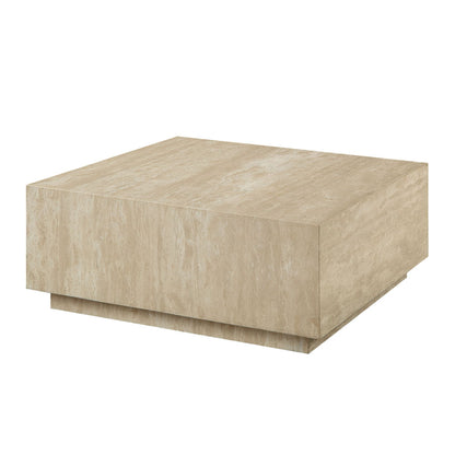 Deon - Travertine Table - Beige