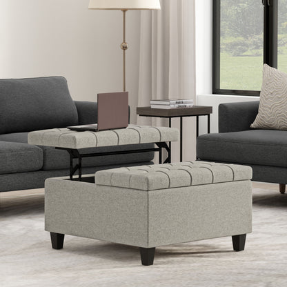 Harrison - Upholstered Coffee Table Storage Ottoman