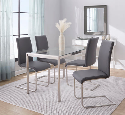 Fuji Foster - Contemporary Dining Set l, Glass 5 Piece