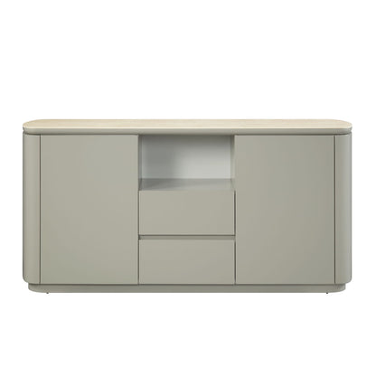 Ingram - Ceramic Top Server - Light Gray