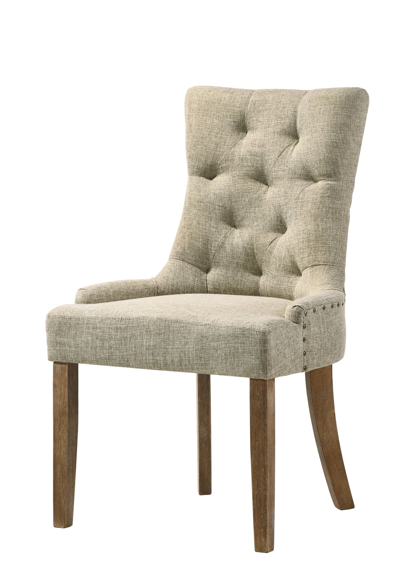 Yotam - Side Chair (Set of 2) - Beige / Oak