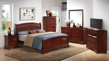 Panel Sleigh Bed Elegantly Crafted