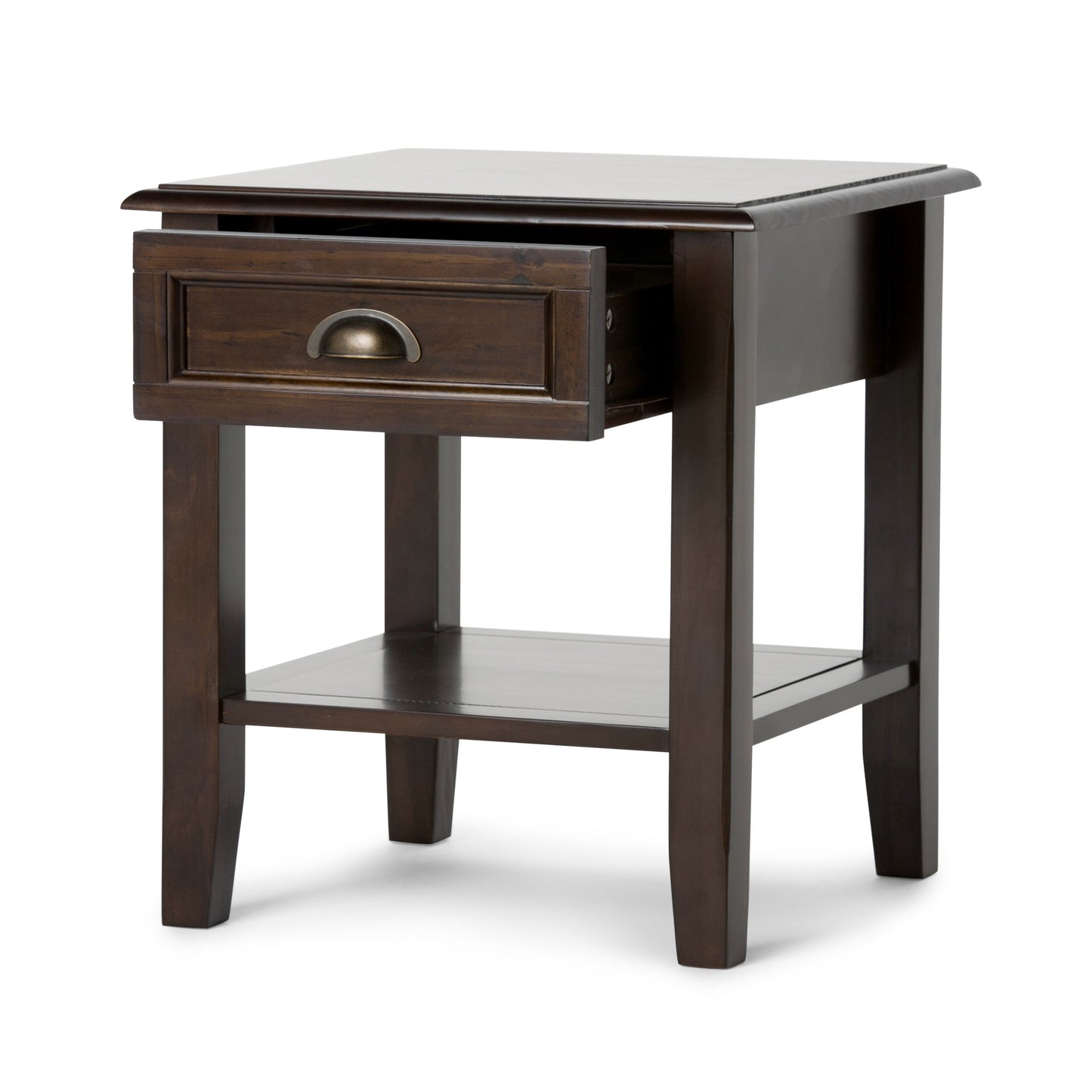 Burlington - End Table - Mahogany Brown