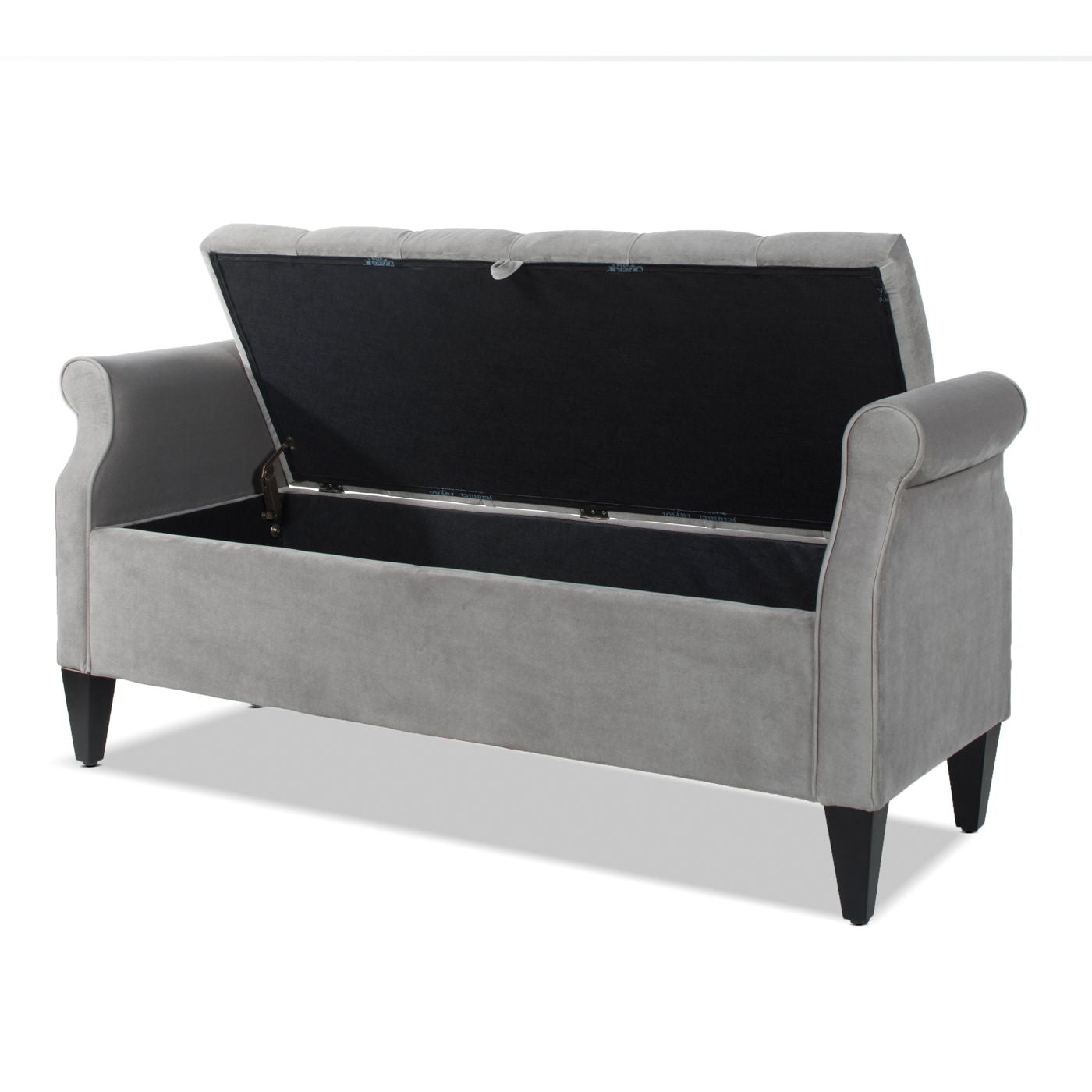 Jacqueline - Tufted Roll Arm Storage Bench