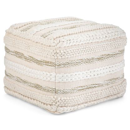 Sommer - Handcrafted Square Pouf