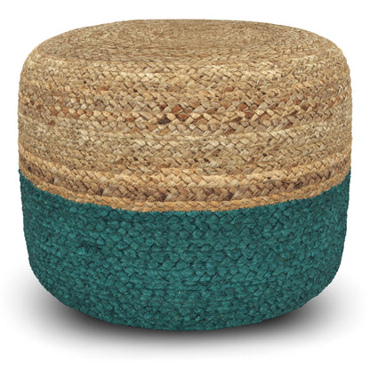 Lydia - Handcrafted Round Pouf