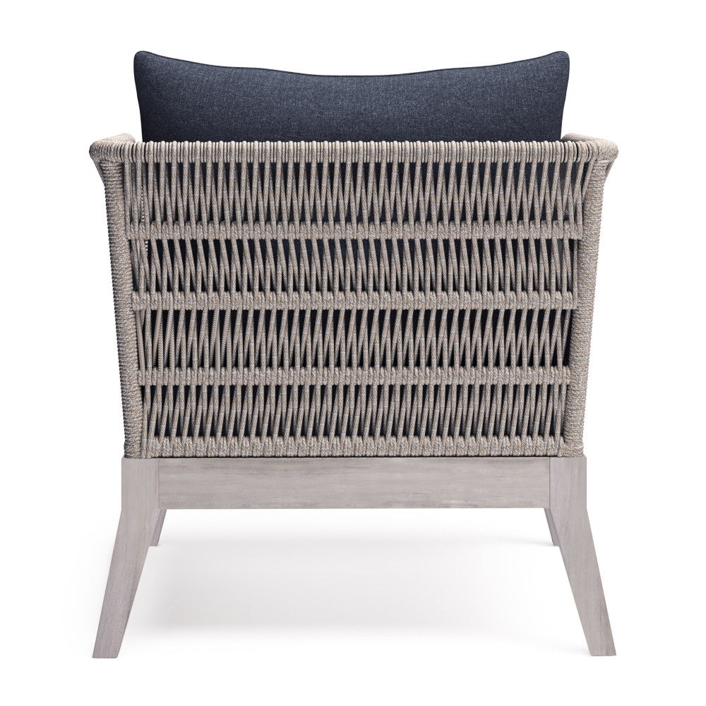 Santiago - Outdoor Conversation Chair - Slate Gray