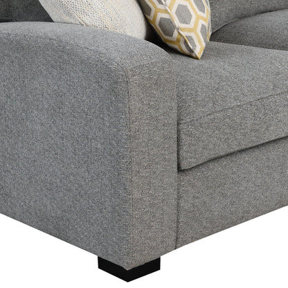 Repore - Right Side Facing Chaise Sectional - Gray