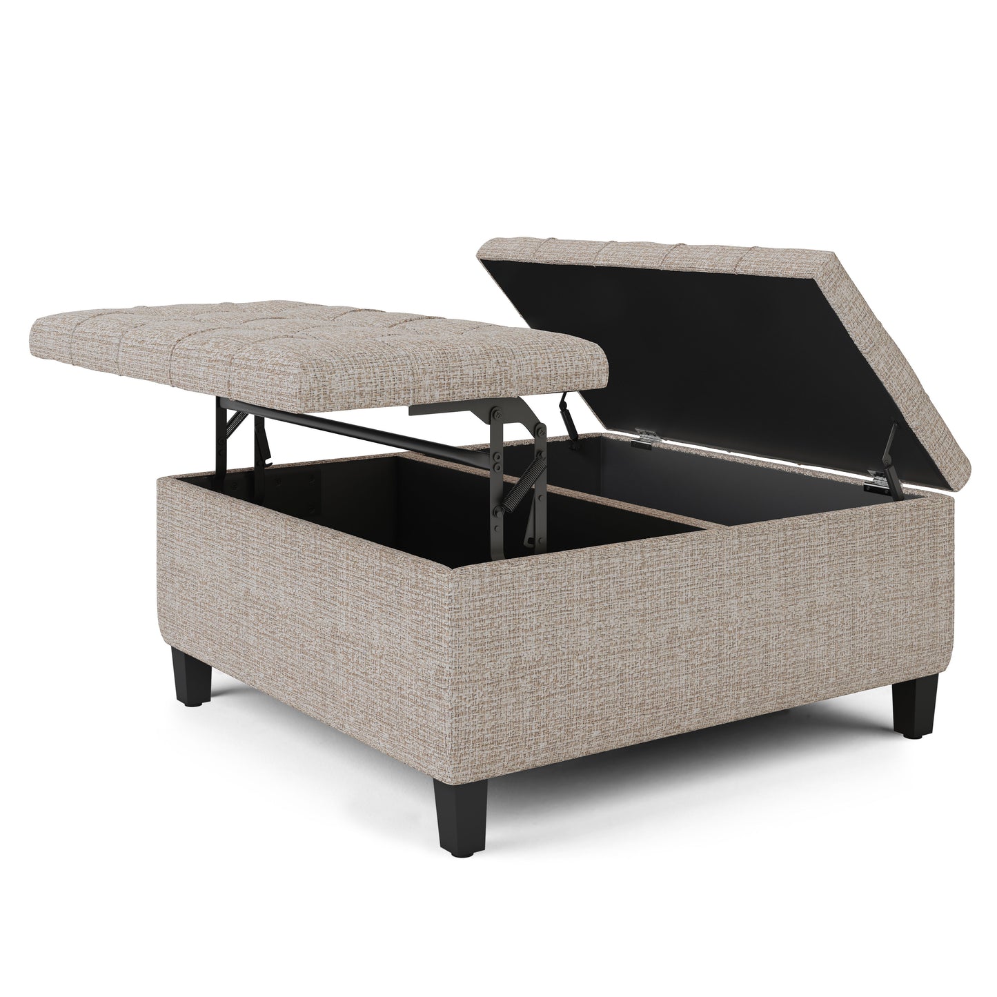 Harrison - Upholstered Coffee Table Storage Ottoman