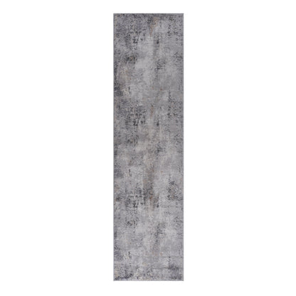 2' x 8' Abstract Non-Shedding Stylish And Stain Resistant Area Rug - Ivory / Sand