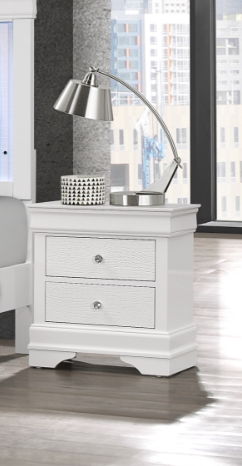 Shaker - Crocodile Metallic Nightstand