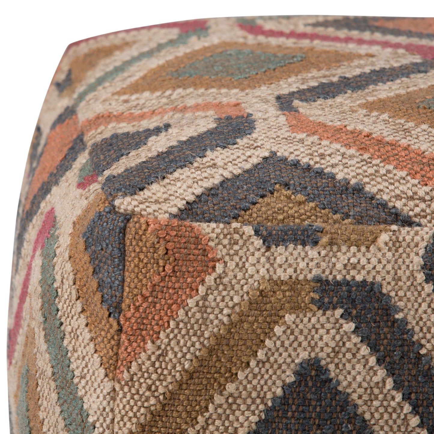 Johanna - Handcrafted Square Pouf