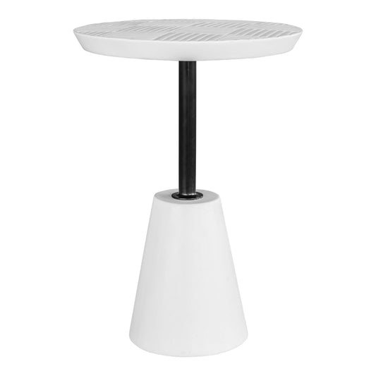 Foundation - Outdoor Accent Table - White