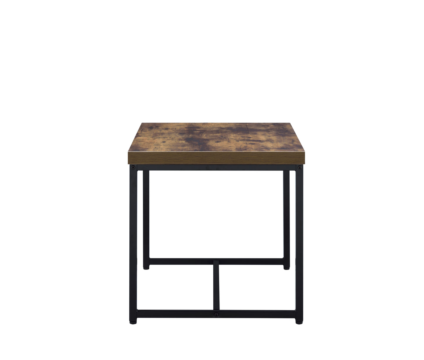 Bob - End Table - Weathered Oak / Black