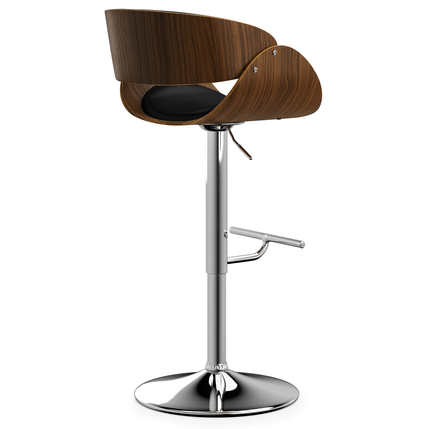 Amery - Mid Century Modern Adjustable Swivel Bar Stool