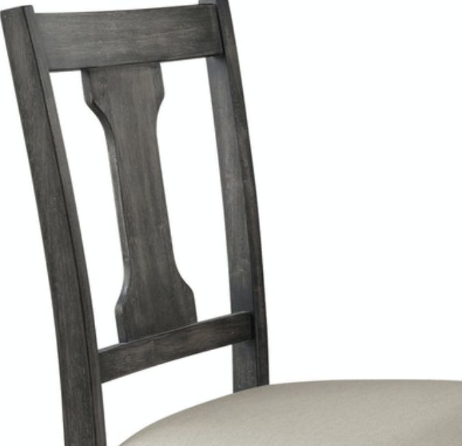 Wallace - Side Chair (Set of 2) - Tan / Weathered Gray