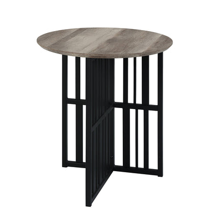 Zudora - End Table - Black / Oak