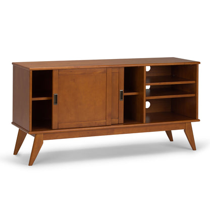 Draper - Handcrafted Mid Century Low TV Media Stand