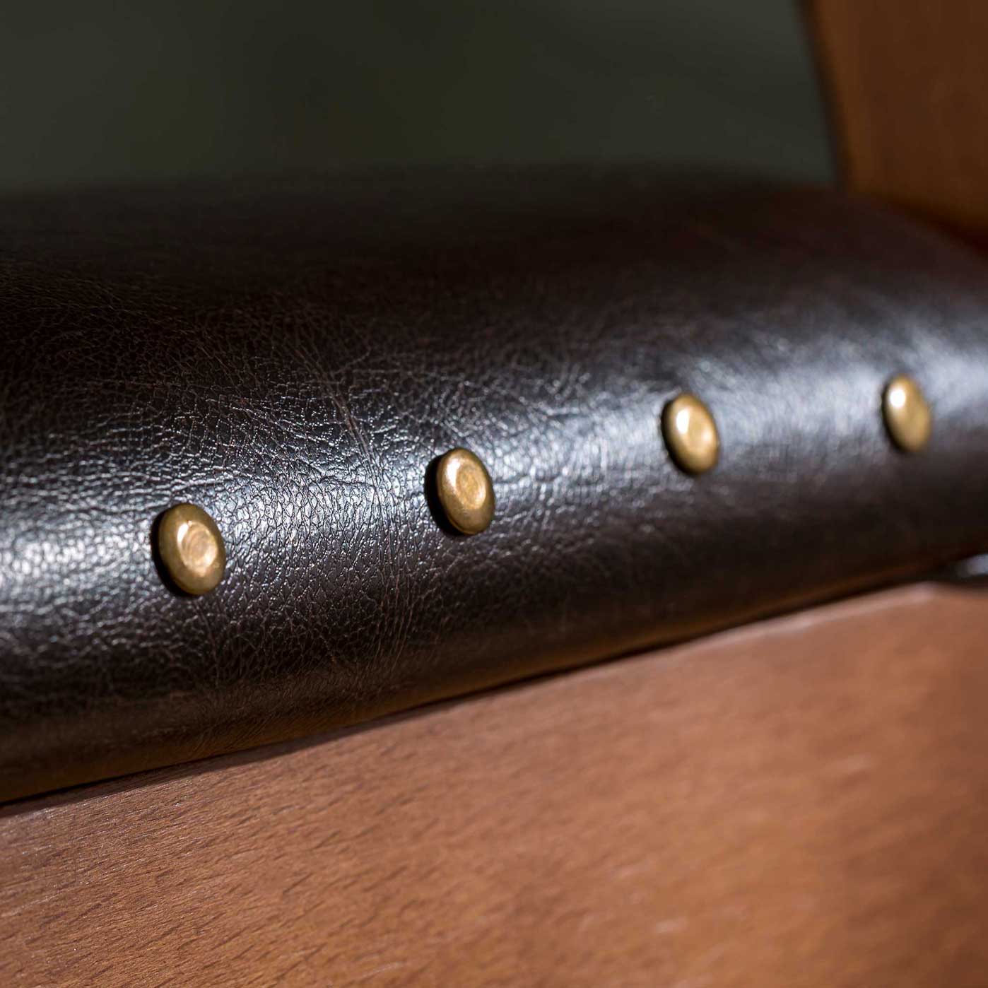 Pirate - Brown Leatherette Chair