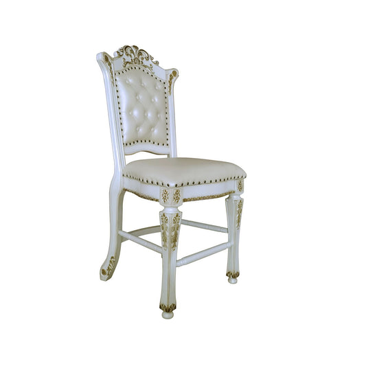 Vendome - Antique Counter Height Chair (Set of 2) - White