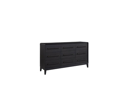 9 Drawer Dresser - Black