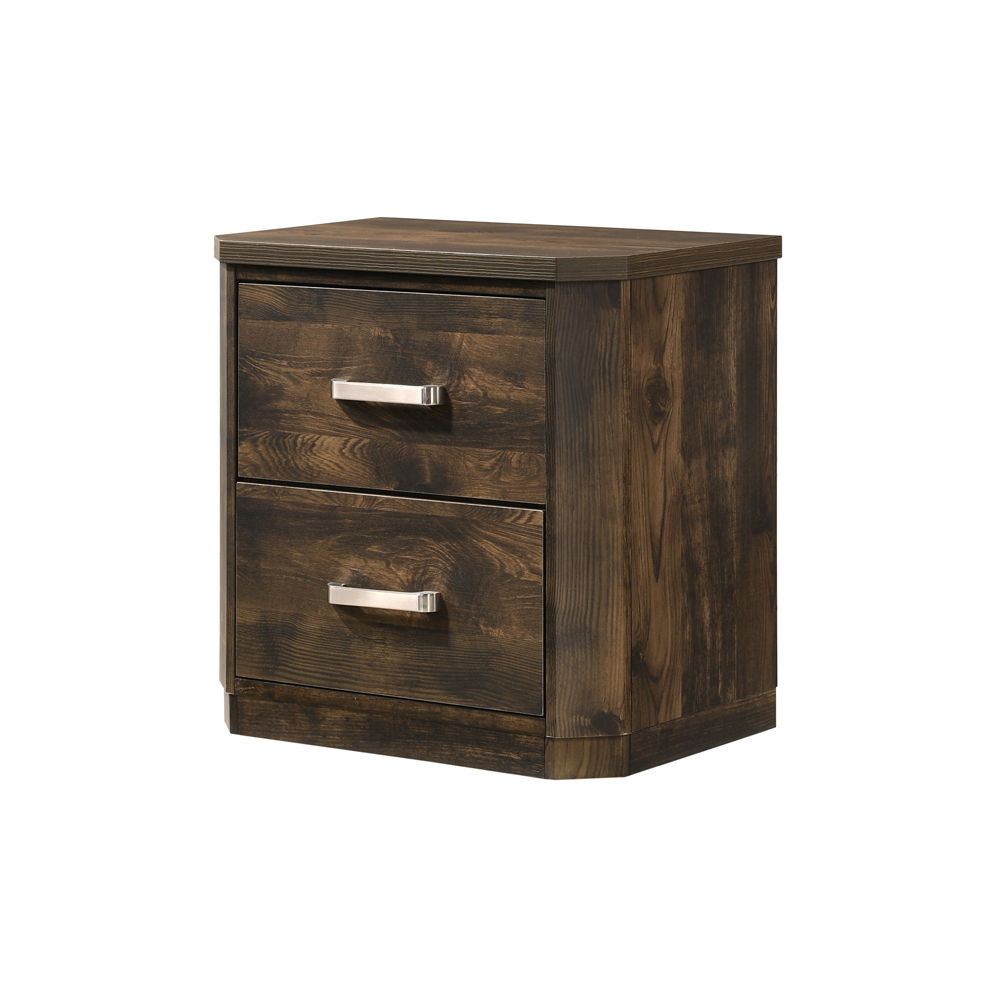 Elettra - Rustic Nightstand - Walnut