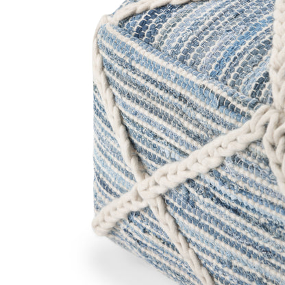 Cowan - Handcrafted Square Pouf