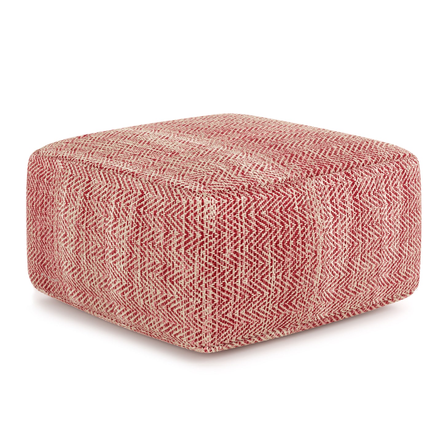 Nate - Handcrafted Square Pouf