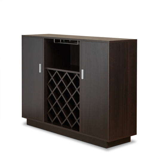 Hazen - Wine Cabinet - Espresso