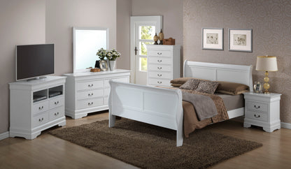 Panel Sleigh Bed