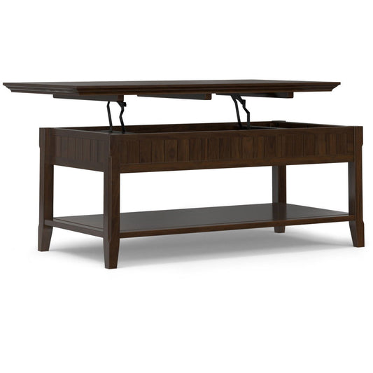 Acadian - Lift Top Coffee Table - Brown