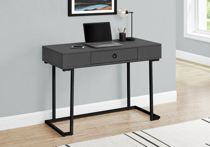 Computer Desk For Home Office, Glossy, Storage Drawer