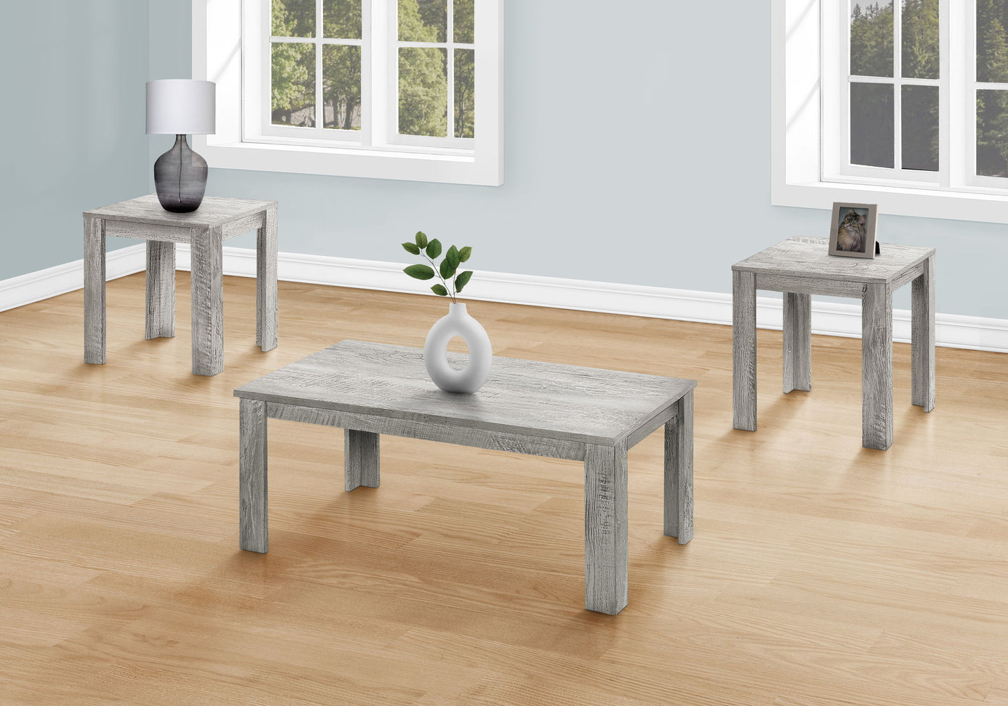 Table Set, Coffee, End, Side, Accent For Living Room Transitional (Set of 3)