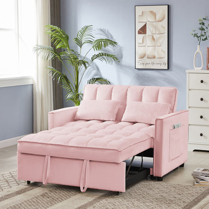 Velvet Loveseat Sofa Bed