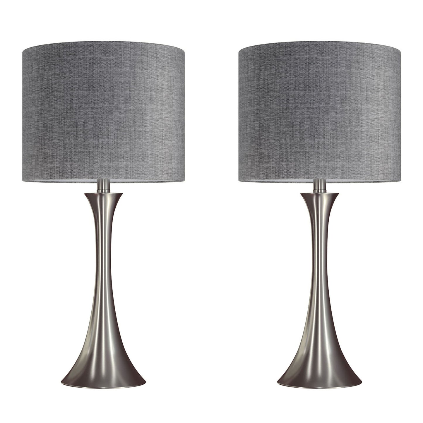 Lenuxe - Contemporary Semi Gloss Table Lamp (Set of 2)