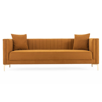 Angelina - Modern Design Channel Tufted Sofa