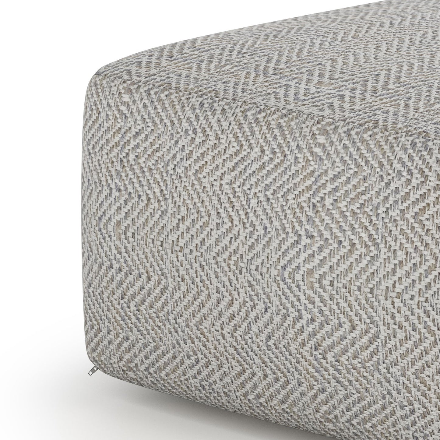 Nate - Handcrafted Square Pouf