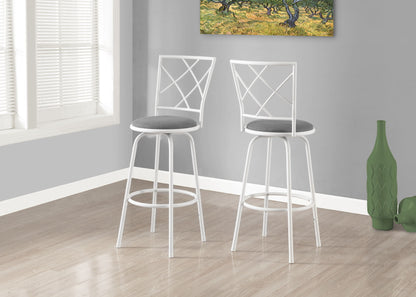 Swivel Stool Bar Height, Contemporary & Modern Style (Set of 2)