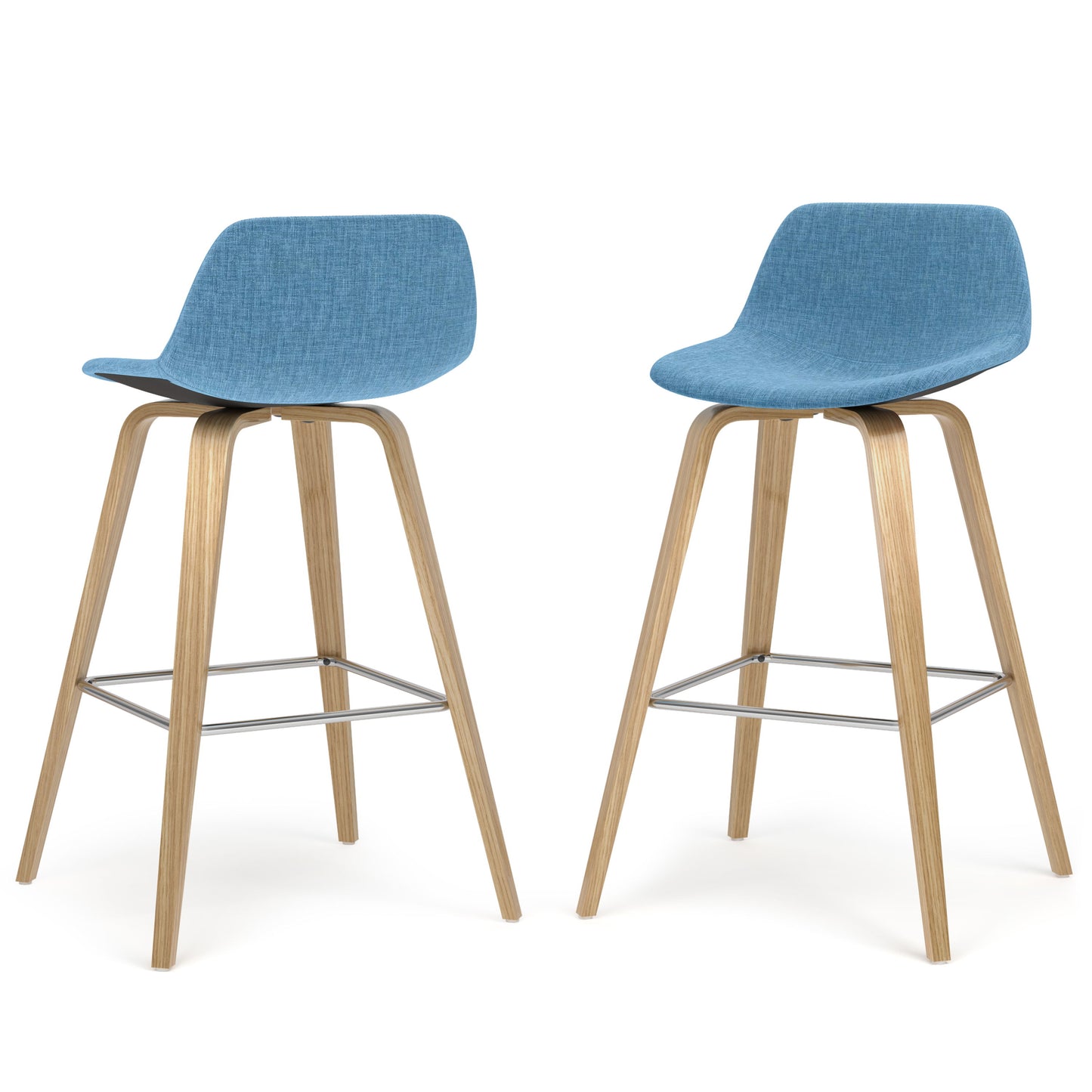 Randolph Bentwood - Upholstered Counter / Bar Height Stool (Set of 2)