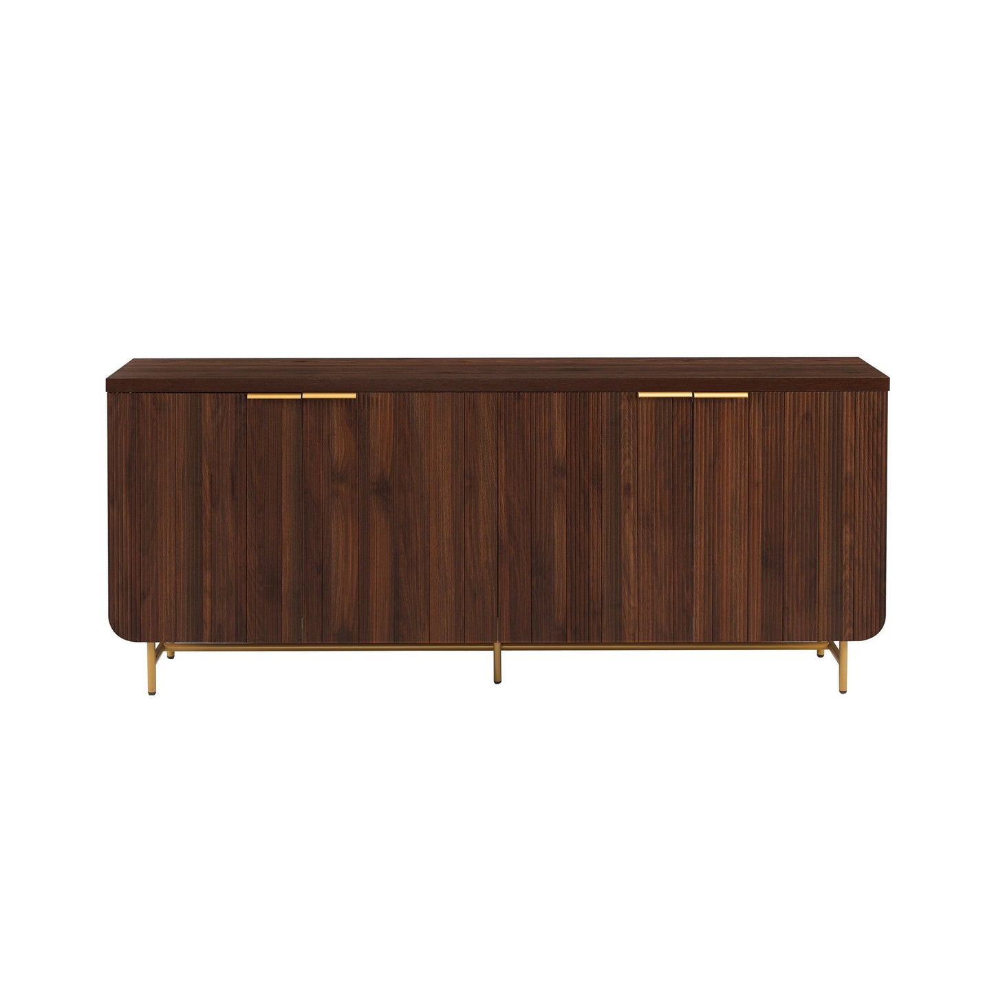 Modern Fluted Door Minimalist Storage Sideboard