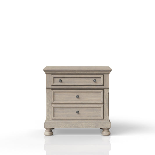 Nightstand Two Storage Drawers